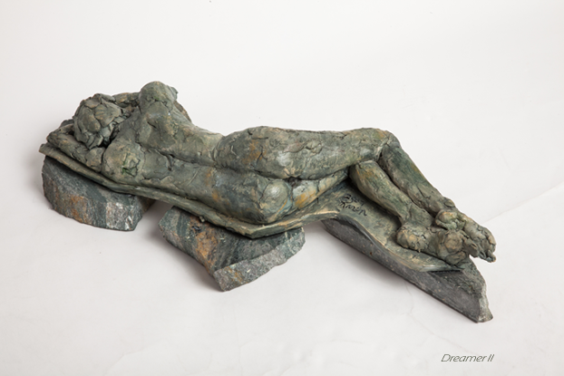 Dreamer II, A Fired Clay Sculpture by Karen Cauvin Eustis Dreamer II, A Fired Clay Sculpture by Karen Cauvin Eustis